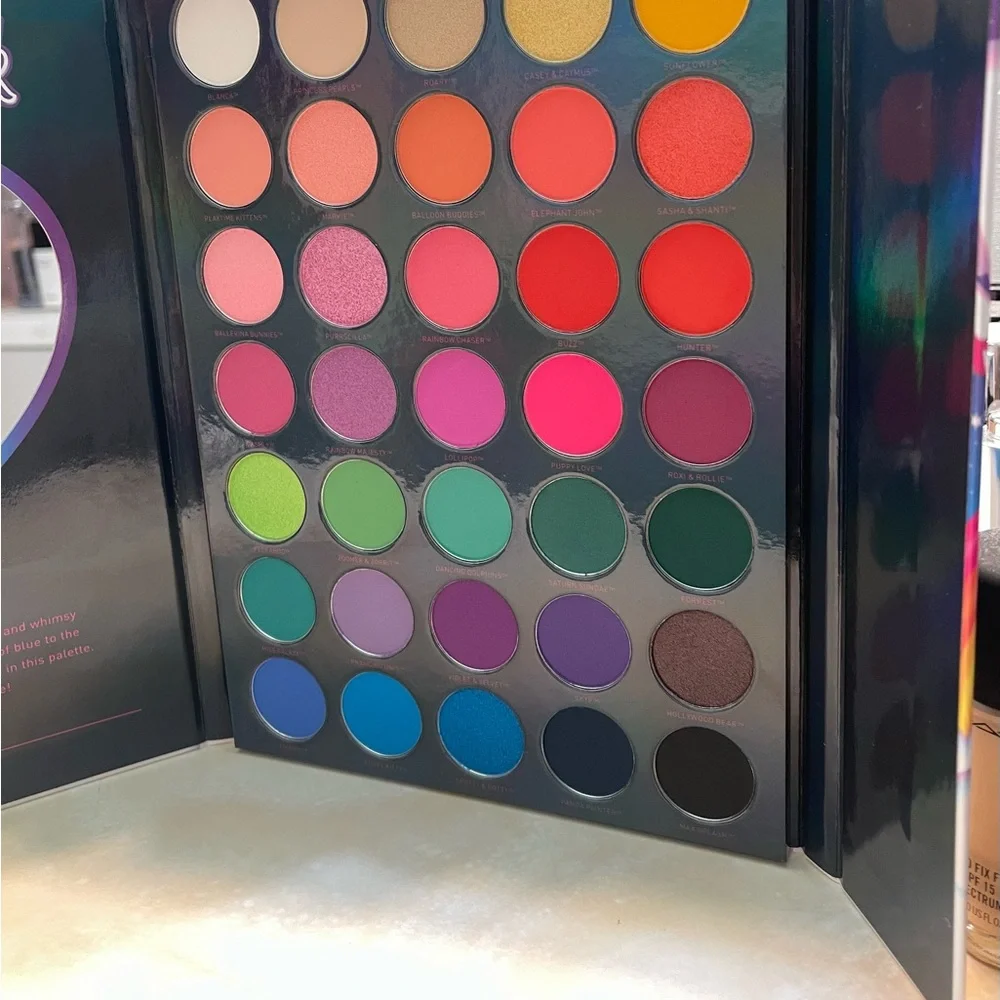 VAULTED ~ Morphe x Lisa Frank ~ ‘35B PRANCING UNI’S' Artistry Eyeshadow Palette